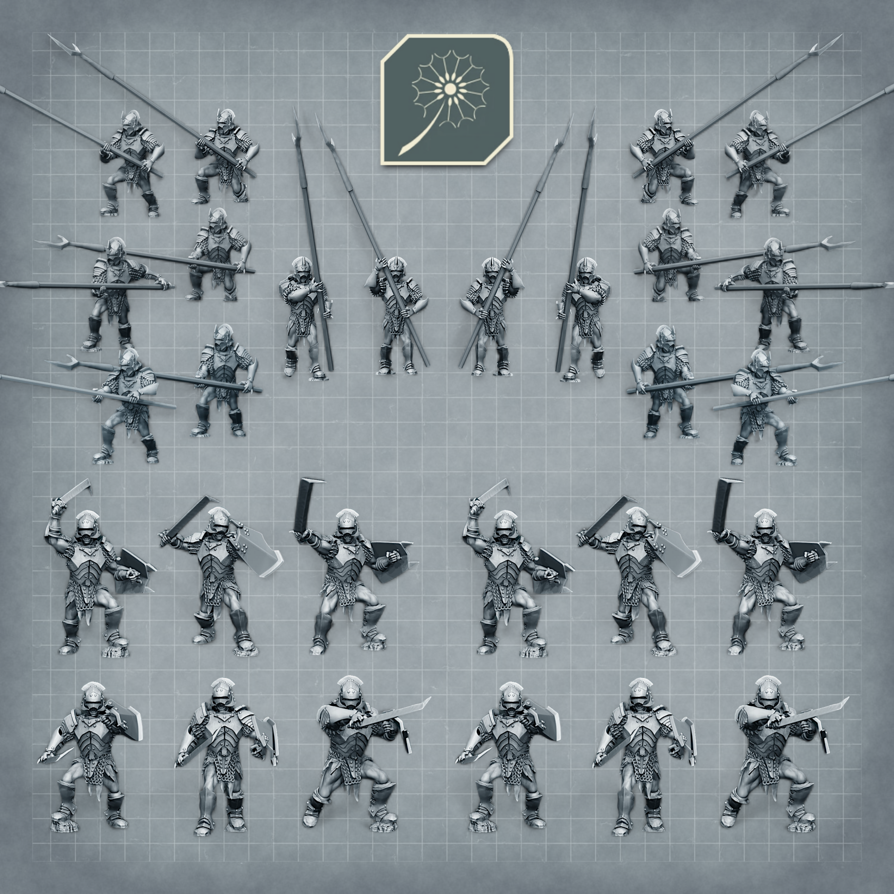 Half Orc of Forked Fortress Warrior Pack